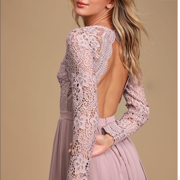 Lulus Awaken My Love Dusty Dress SOLD - Picture 1 of 11